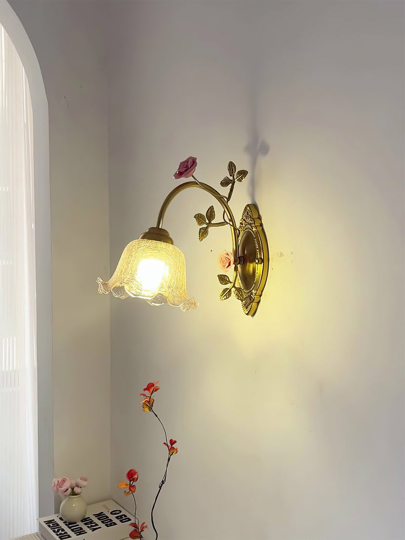 Rosavelle Rose Wall Sconce
