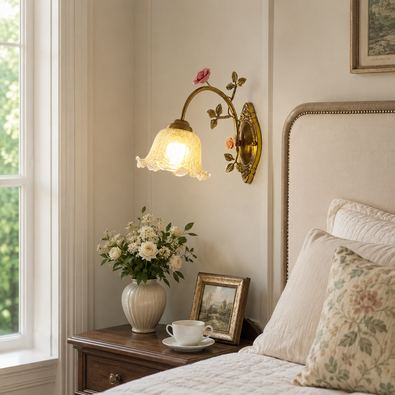 Rosavelle Rose Wall Sconce