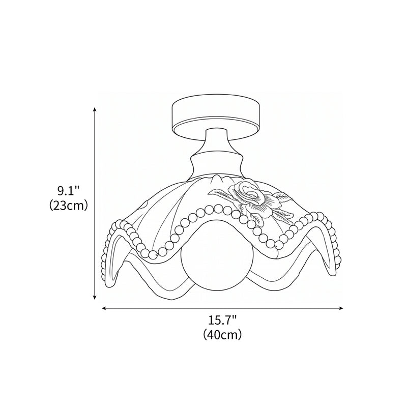 Rosavia Bloom Flush Mount