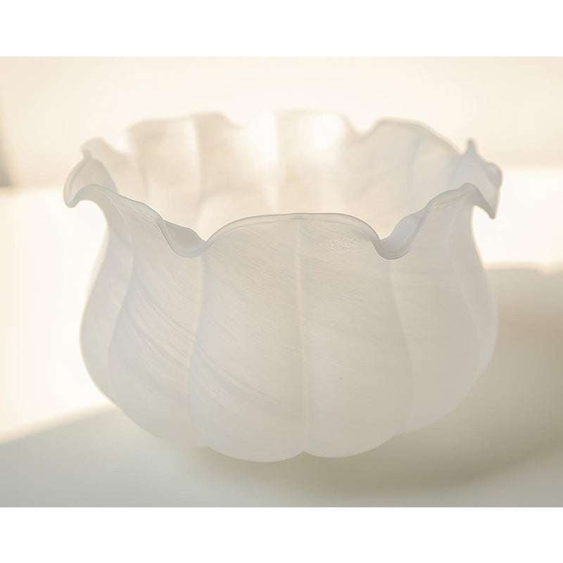 Rose Glass Gooseneck Table Lamp 12.2"