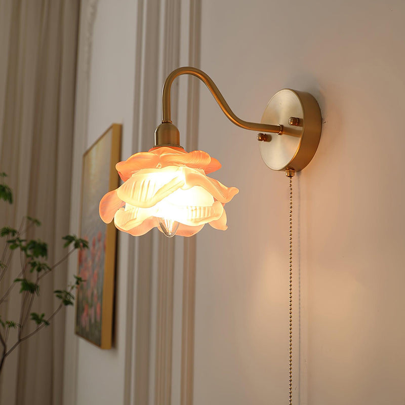 Ross Randy Pull Cord Wall Lamp