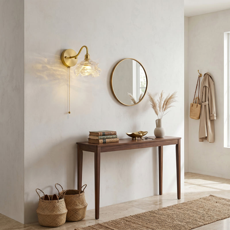Ross Randy Pull Cord Wall Lamp