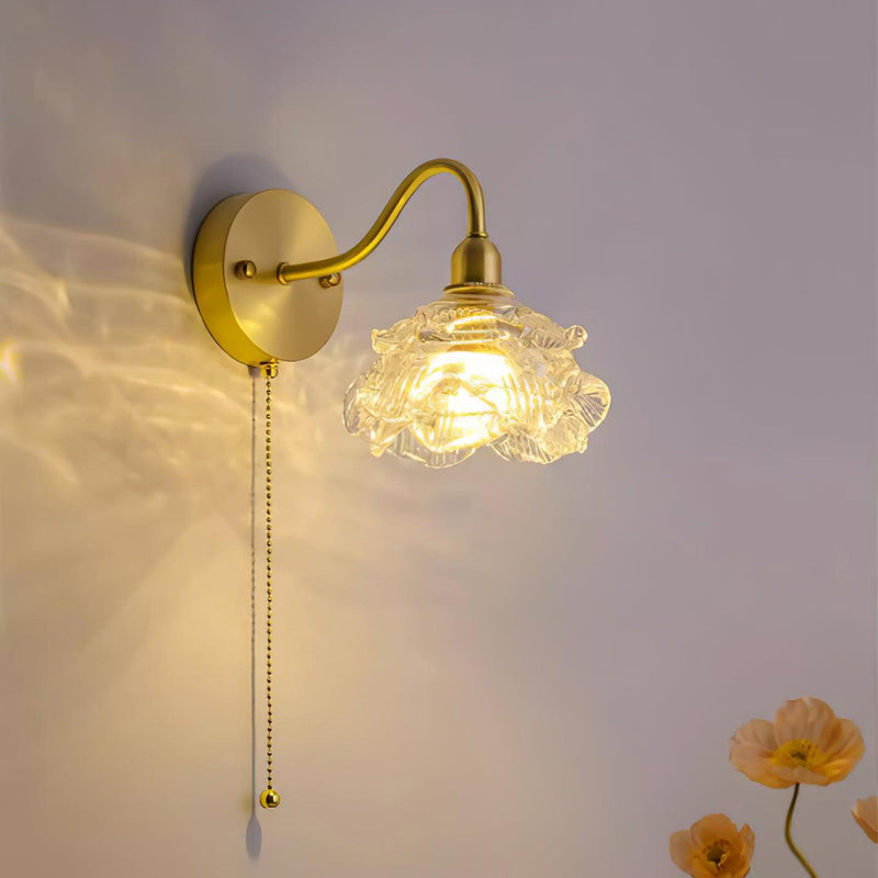 Ross Randy Pull Cord Wall Lamp