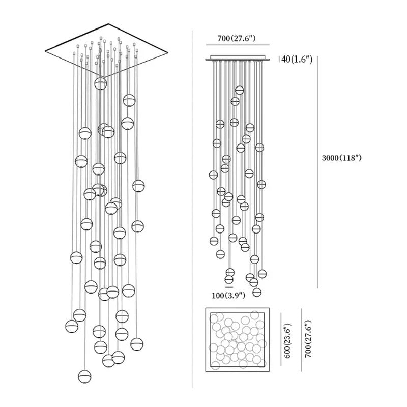 Round K9 Crystal Pendant Lamp