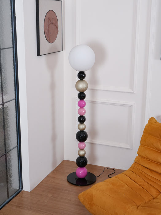 Round Balls Stacking Floor Lamp 11.8"