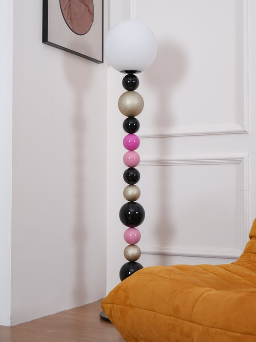 Round Balls Stacking Floor Lamp 11.8"