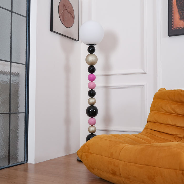 Round Balls Stacking Floor Lamp 11.8"