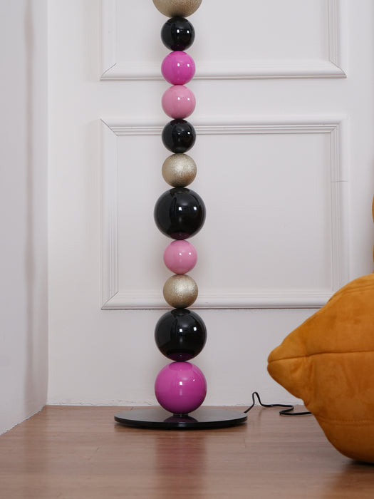 Round Balls Stacking Floor Lamp 11.8"