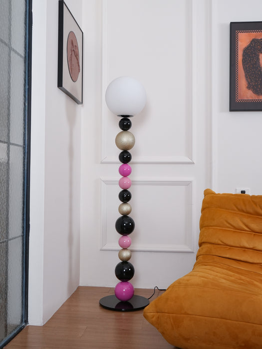 Round Balls Stacking Floor Lamp 11.8"