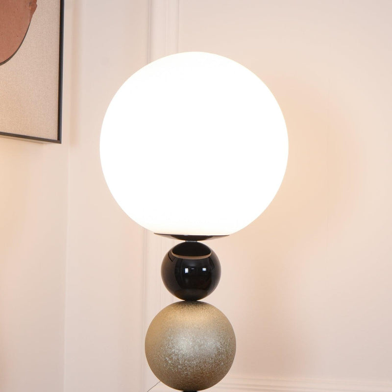 Round Balls Stacking Floor Lamp 11.8"
