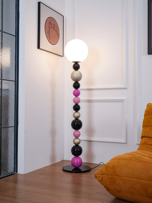 Round Balls Stacking Floor Lamp 11.8"