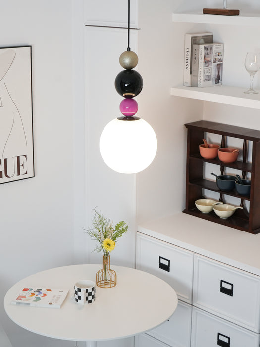 Round Balls Stacking Pendant Lamp 9.8"