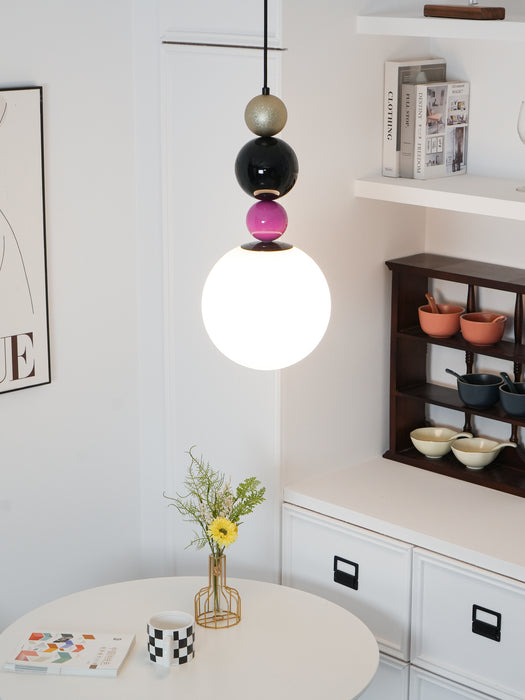 Round Balls Stacking Pendant Lamp 9.8"