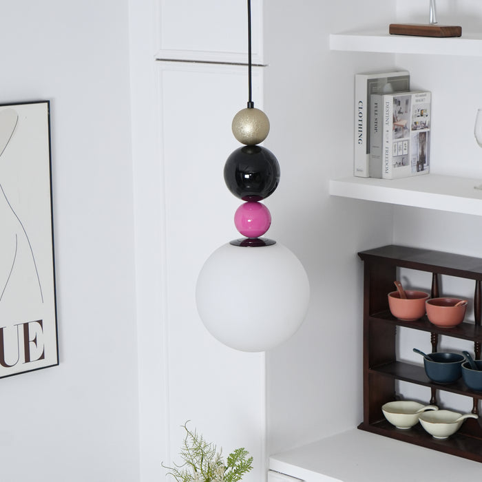 Round Balls Stacking Pendant Lamp 9.8"