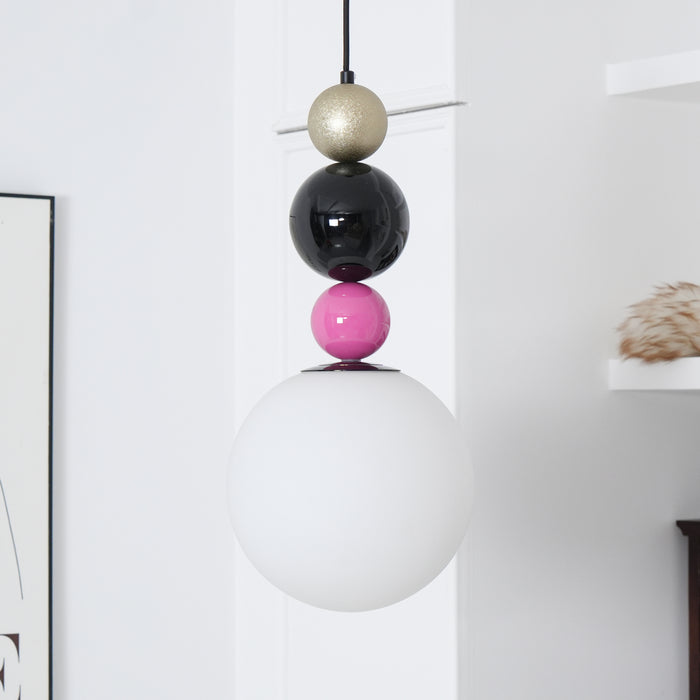 Round Balls Stacking Pendant Lamp 9.8"