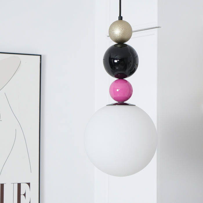 Round Balls Stacking Pendant Lamp 9.8"