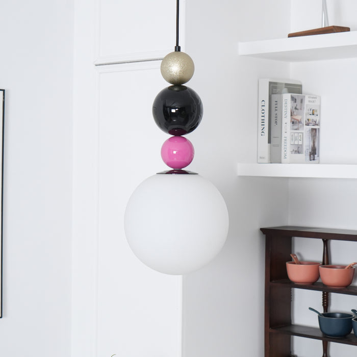 Round Balls Stacking Pendant Lamp 9.8"