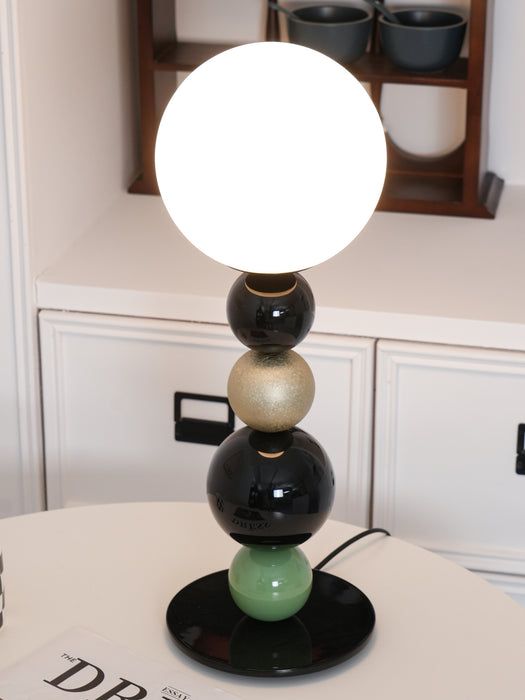 Round Balls Stacking Table Lamp 7.9"