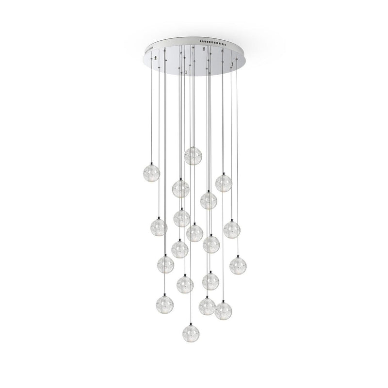 Round K9 Crystal Pendant Lamp