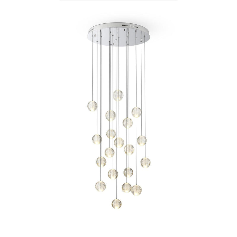 Round K9 Crystal Pendant Lamp