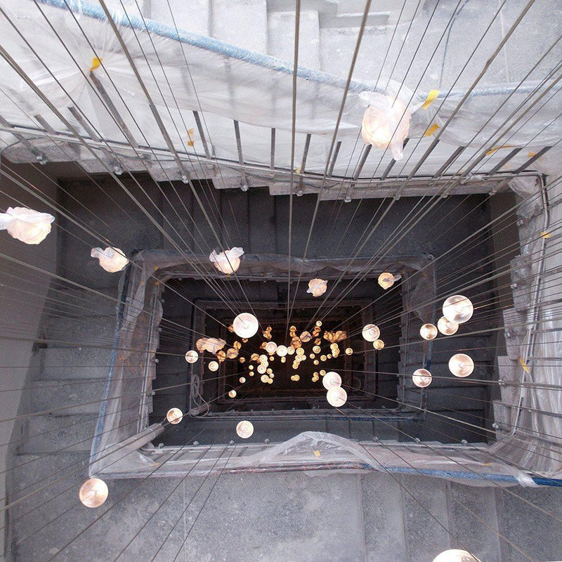 Round K9 Crystal Pendant Lamp