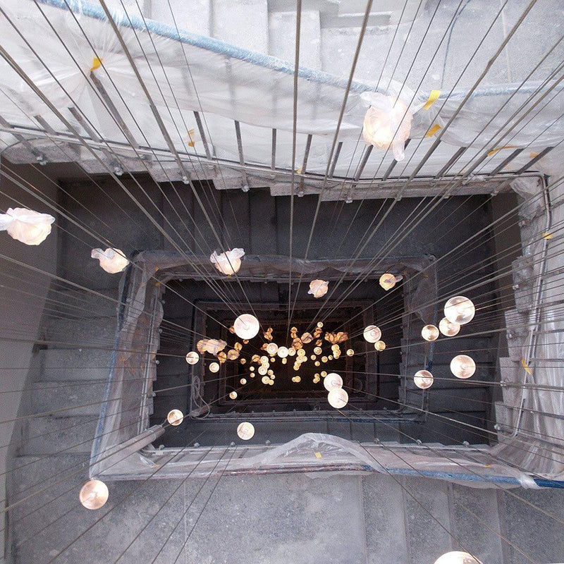 Round K9 Crystal Pendant Lamp