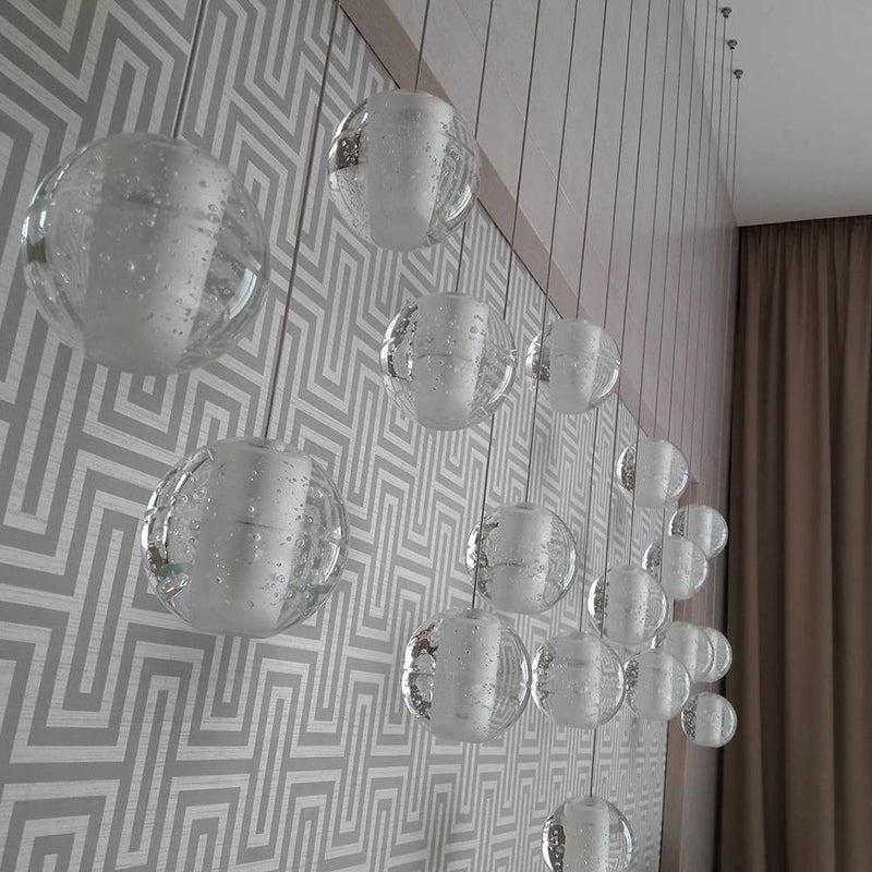 Round K9 Crystal Pendant Lamp