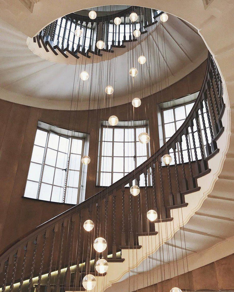 Round K9 Crystal Pendant Lamp