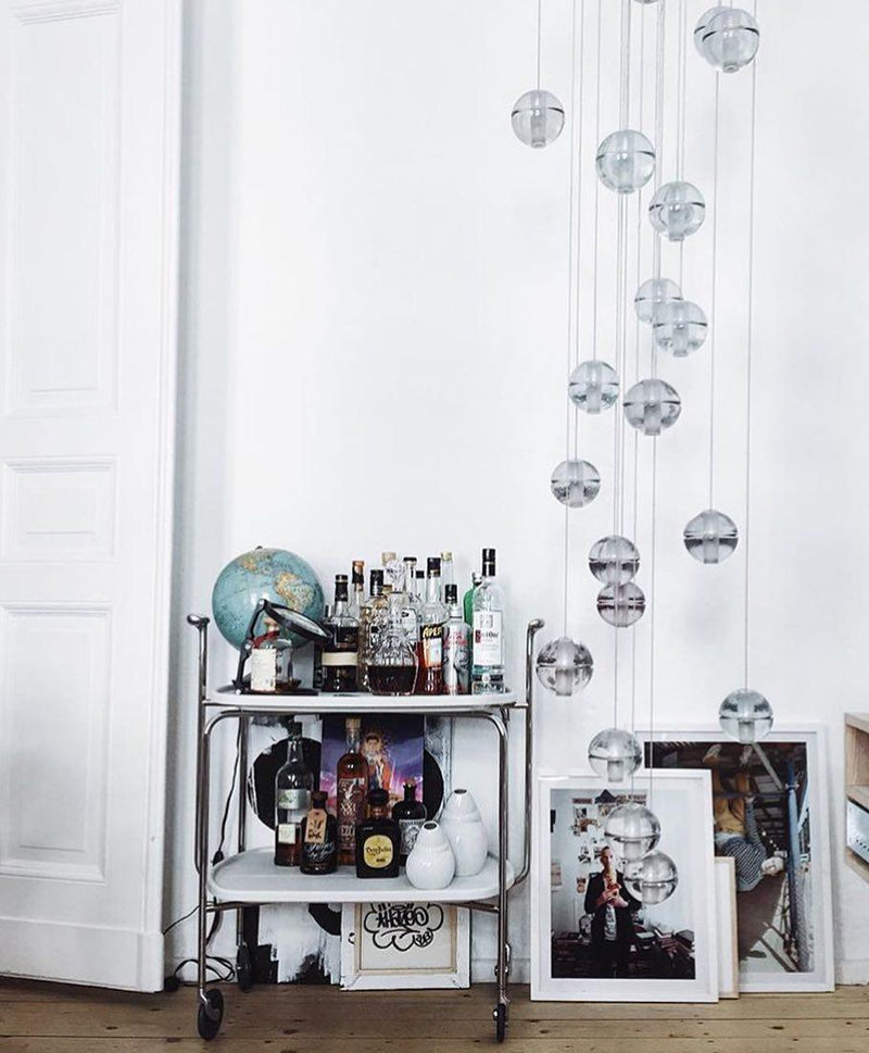 Round K9 Crystal Pendant Lamp