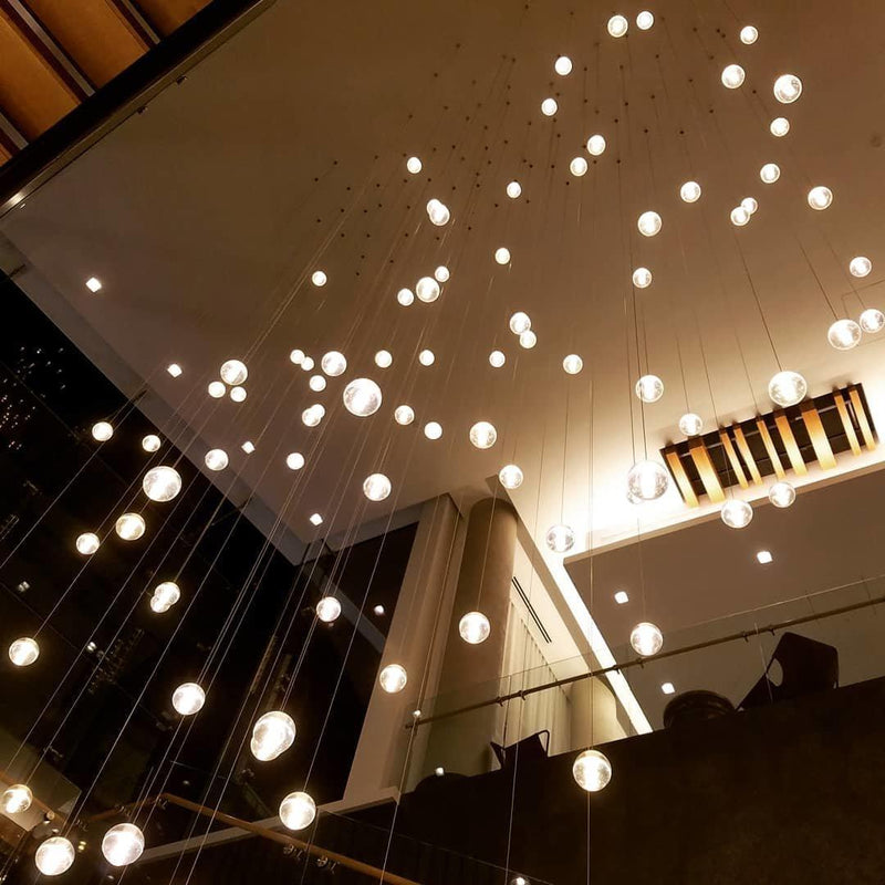 Round K9 Crystal Pendant Lamp