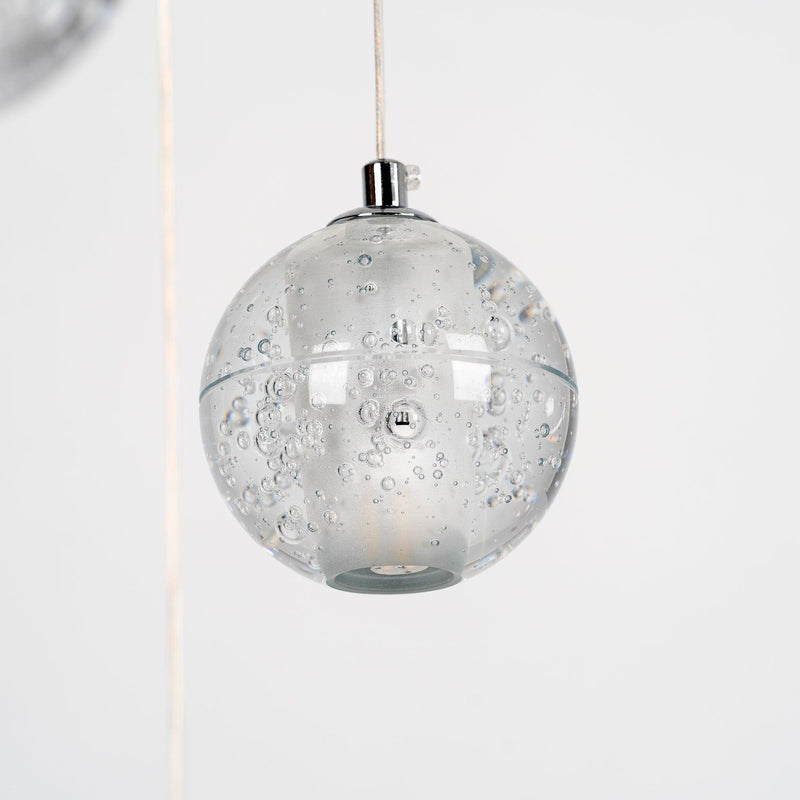 Round K9 Crystal Pendant Lamp
