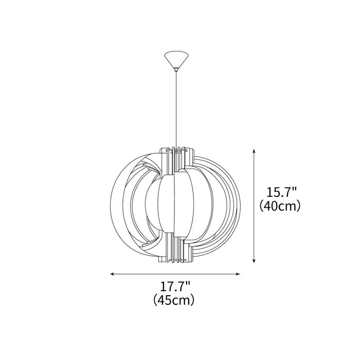 Saturn Ring Pendant Light