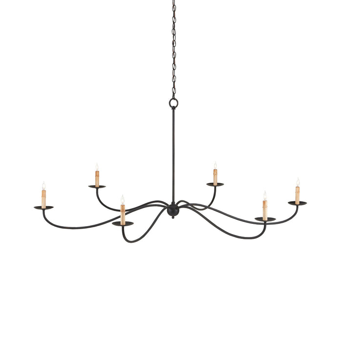 Saxon Candlestick Chandelier 63"