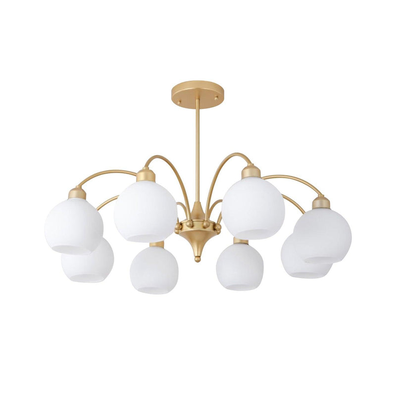 Sculptural Glass Chandelier