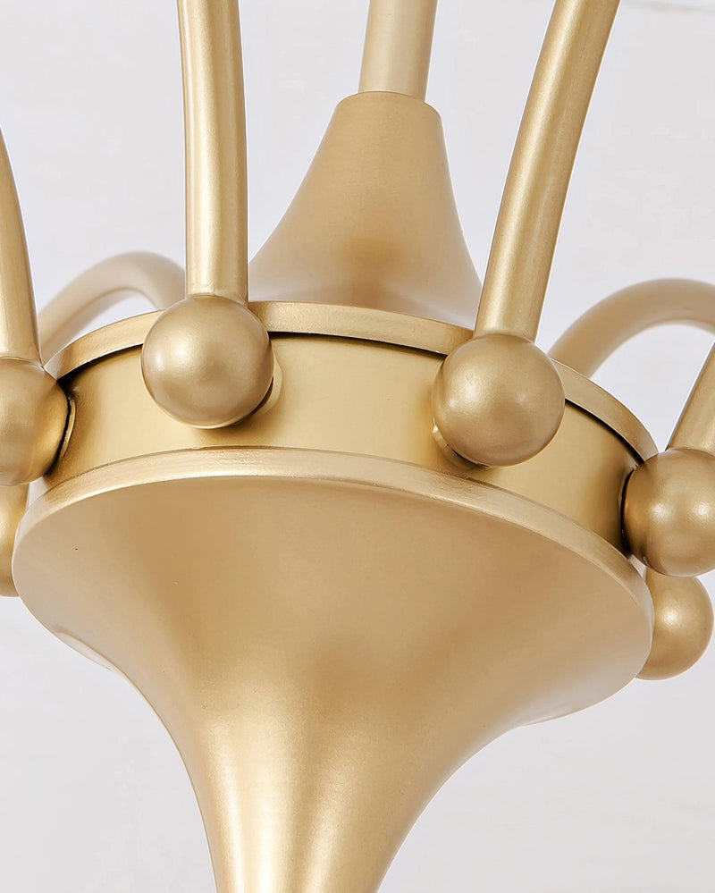 Sculptural Glass Chandelier