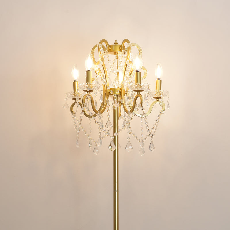 Seraphina Crystal Floor Lamp 20.9"