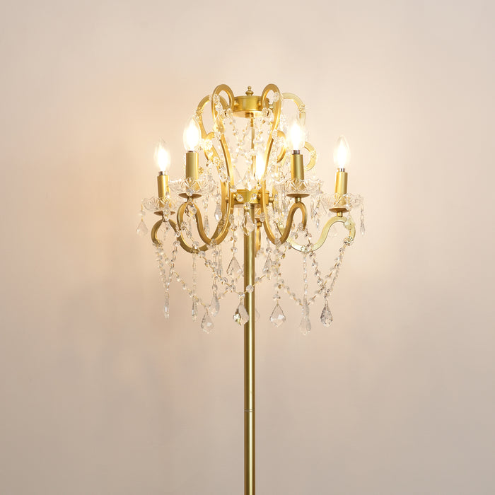 Seraphina Crystal Floor Lamp 20.9"