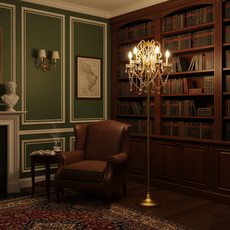 Seraphina Crystal Floor Lamp 20.9"