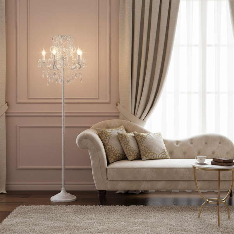 Seraphina Crystal Floor Lamp 20.9"