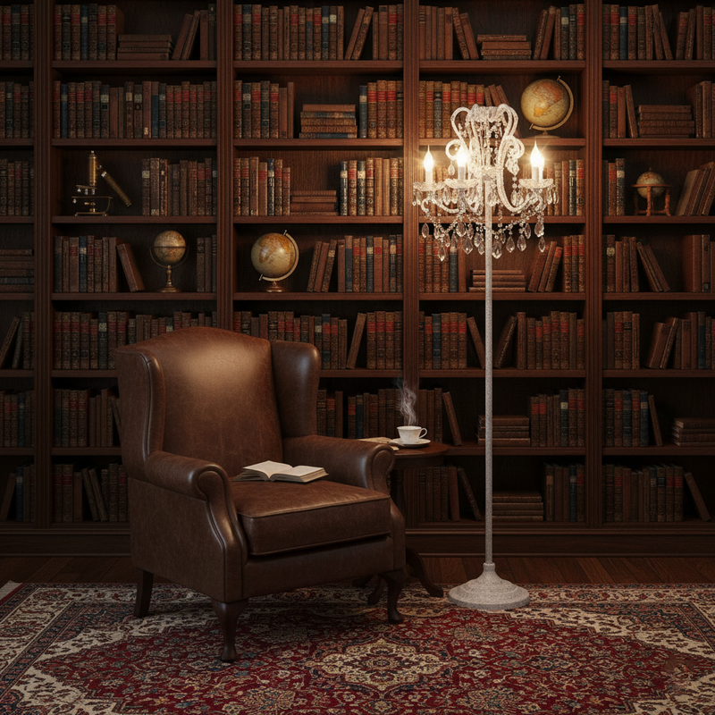 Seraphina Crystal Floor Lamp 20.9"