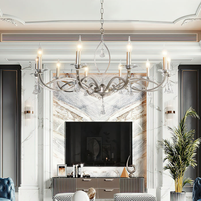 Serenity Silver Chandelier