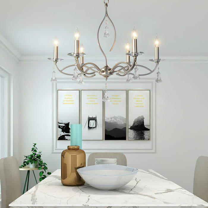 Serenity Silver Chandelier