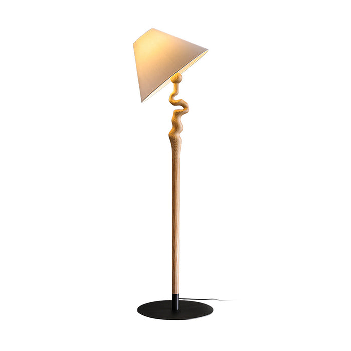 Serpentine Twist Floor Lamp 19.7"