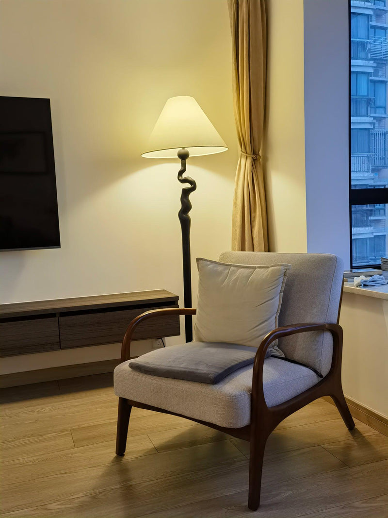 Serpentine Twist Floor Lamp 19.7"