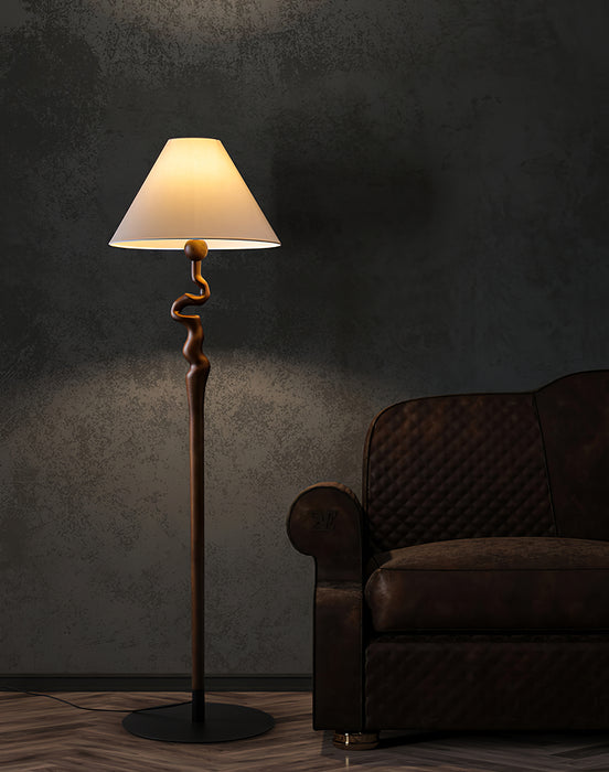 Serpentine Twist Floor Lamp 19.7"