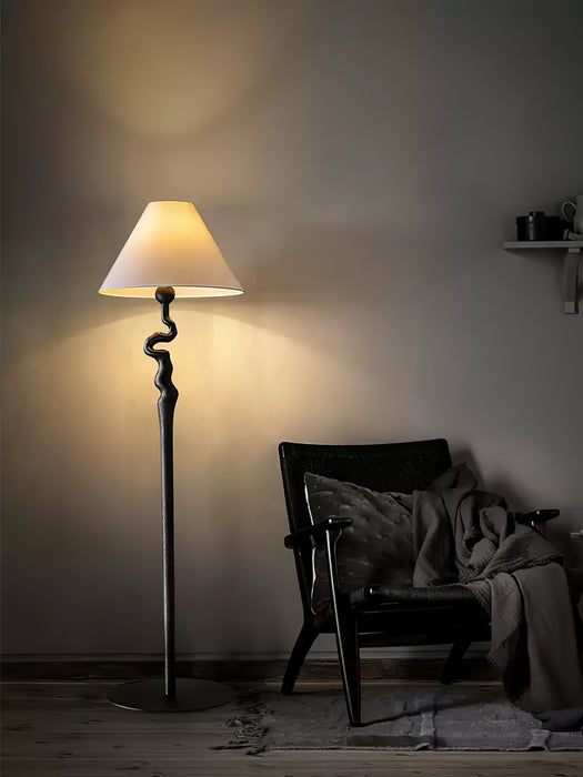 Serpentine Twist Floor Lamp 19.7"