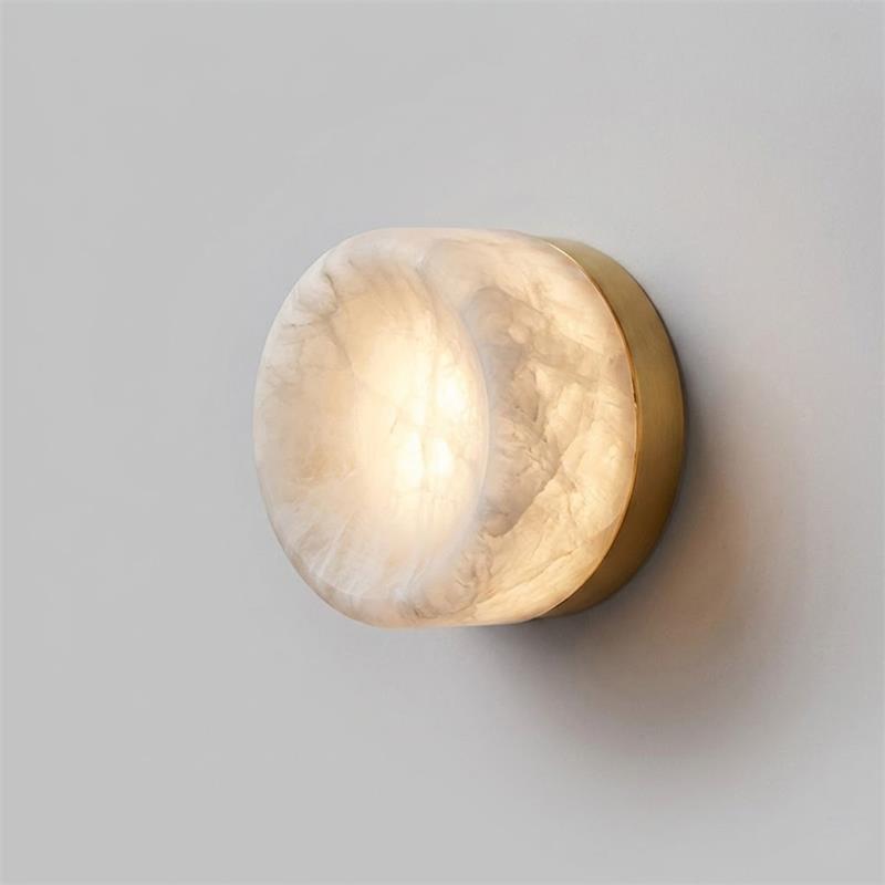 Shadow Ring Alabaster Wall Sconce