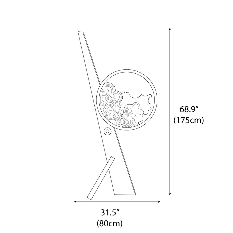 Shan Shui Floor Lamp