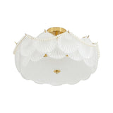 Shell Glass Deckenleuchte