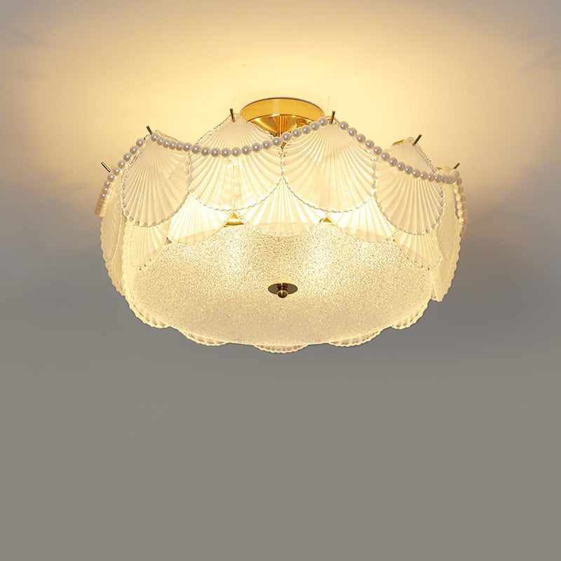 Shell Glass Ceiling Lamp